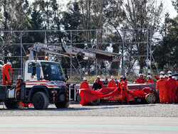 Sainz tops morning session as Vettel crashes