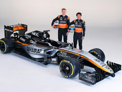 Force India shows new livery in Mexico City