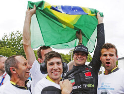 Nelson Piquet in Pau in actie voor Carlin