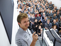 Nico Rosberg in the Barcelona paddock today