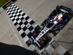 Graham Rahal equipped with visor cam