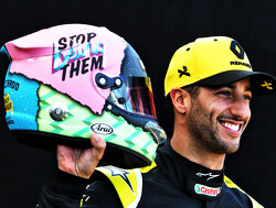 Ricciardo reveals radical new helmet design