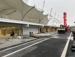 Interlagos pit complex under construction