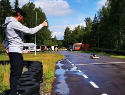 Raikkonen's son Robin gets first taste in a go-kart