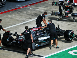 Black Mercedes livery breaks cover in Austria pit lane