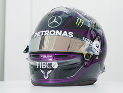 Hamilton unveils new helmet design supporting BLM