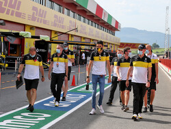 Esteban Ocon kan wel lachen om  zijn spin in Q3 waardoor velen hun tijd niet konden verbeteren