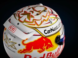 Foto's: De nieuwe helm van Max Verstappen in detail