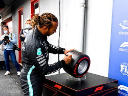 Hamilton en Mercedes testen in Imola nieuwe 18 inch Pirelli-banden