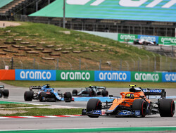 Lando Norris worstelt zijn McLaren naar achtste plaats in Grote Prijs van Spanje