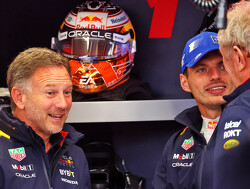 Horner blij met Verstappen: "Hij staat toch op de eerste rij!"