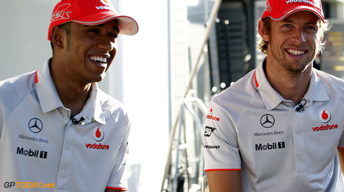 Hamilton en Button wisselen van startnummer voor 2011