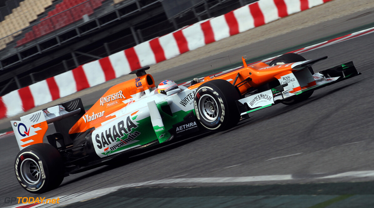 Force India ervaart problemen met balans tijdens racesimulatie