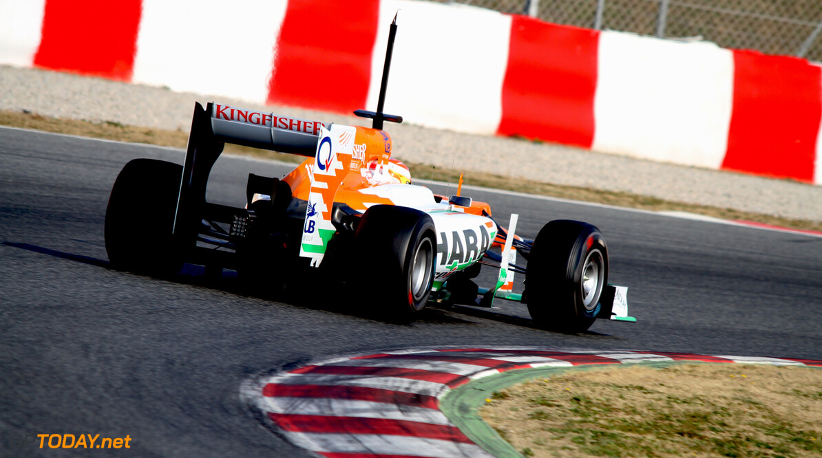 Force India ontbreekt compleet in tweede training
