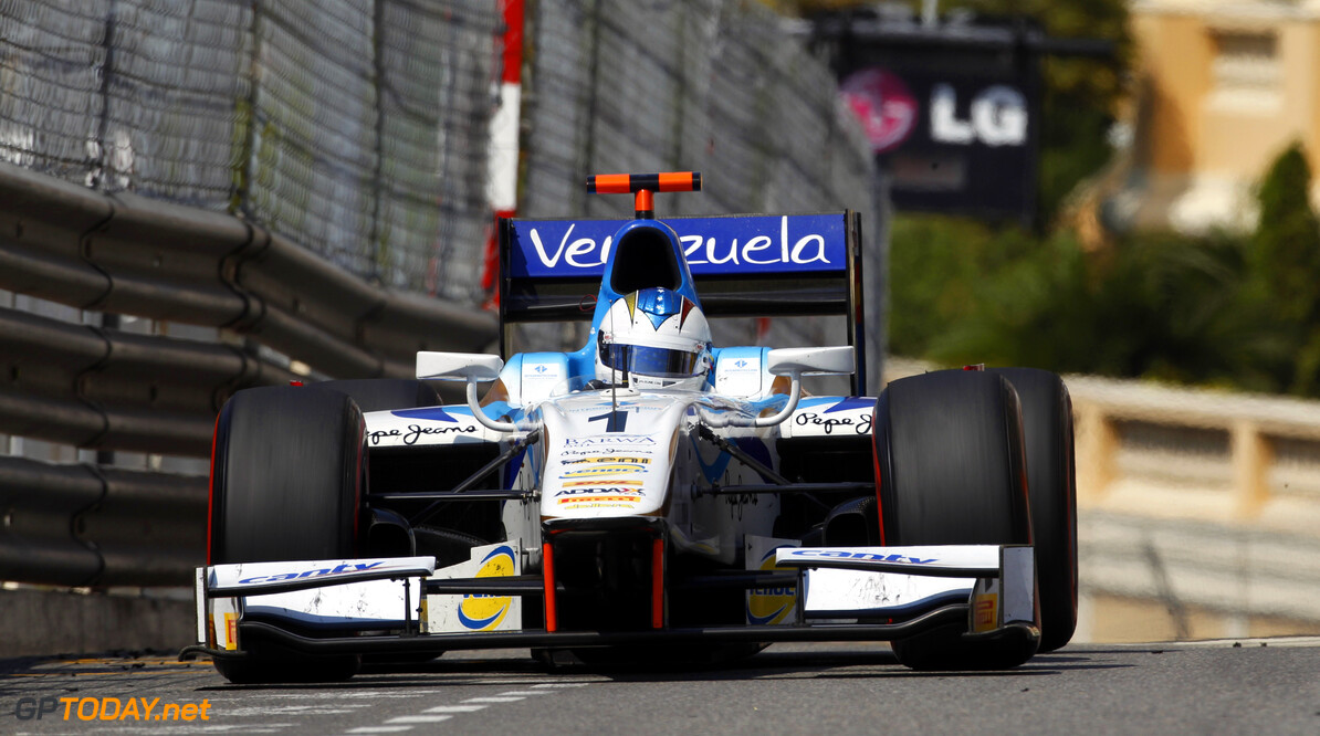 2012 GP2 Series. Round 5. 
Monte Carlo, Monaco. 25th May 2012. 
Friday Race.
Johnny Cecotto (VEN, Barwa Addax Team). Action. 
Photo: Charles Coates/GP2 Media Service. 
Ref: Digital Image _X5J7698.jpg




