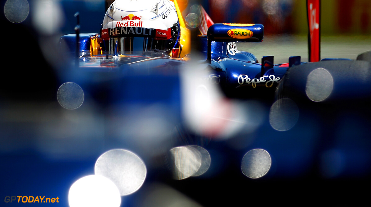 141017626VR033_European_F1_
VALENCIA, SPAIN - JUNE 23:  Sebastian Vettel of Germany and Red Bull Racing sits in his car during qualifying for the European Grand Prix at the Valencia Street Circuit on June 23, 2012 in Valencia, Spain.  (Photo by Vladimir Rys/Getty Images)
European F1 Grand Prix - Qualifying
Vladimir Rys
Valencia
Spain

Formula One Racing F1