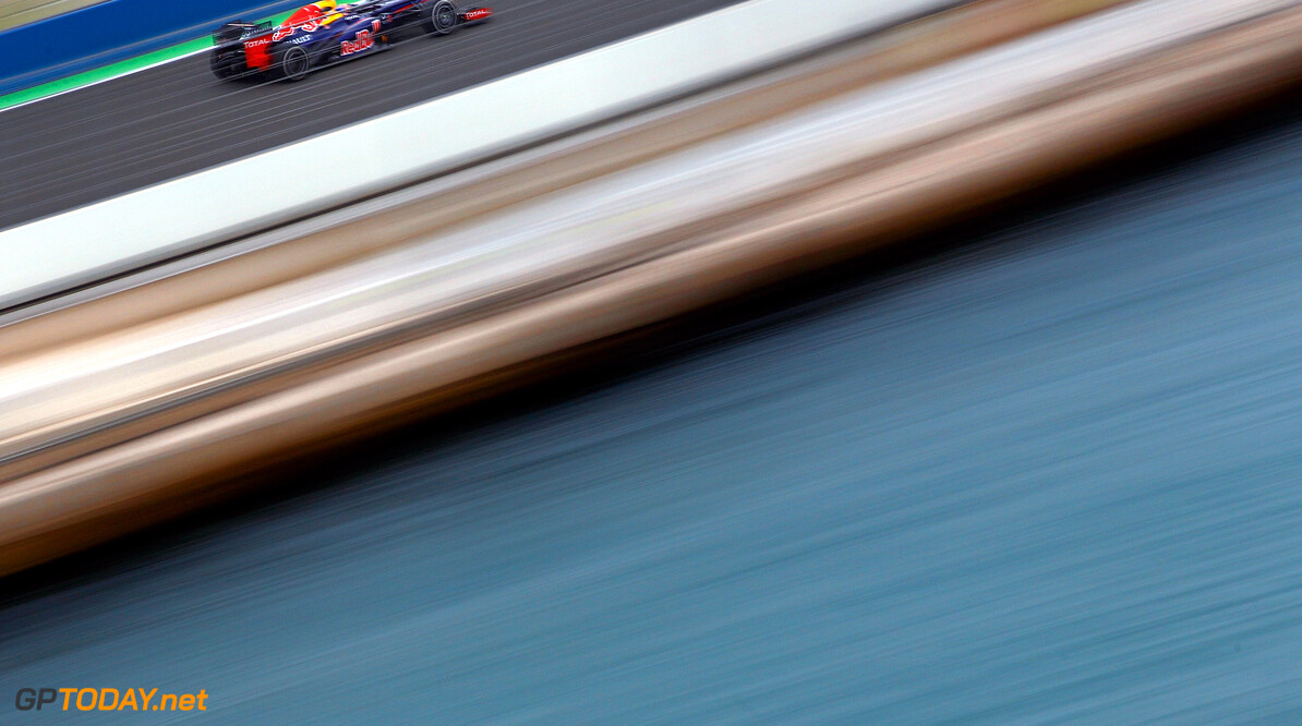 141017624VR001_European_F1_
VALENCIA, SPAIN - JUNE 22: Mark Webber of Australia and Red Bull Racing drives during practice for the European Grand Prix at the Valencia Street Circuit on June 22, 2012 in Valencia, Spain.  (Photo by Vladimir Rys/Getty Images)
European F1 Grand Prix - Practice
Vladimir Rys
Valencia
Spain

Formula One Racing F1