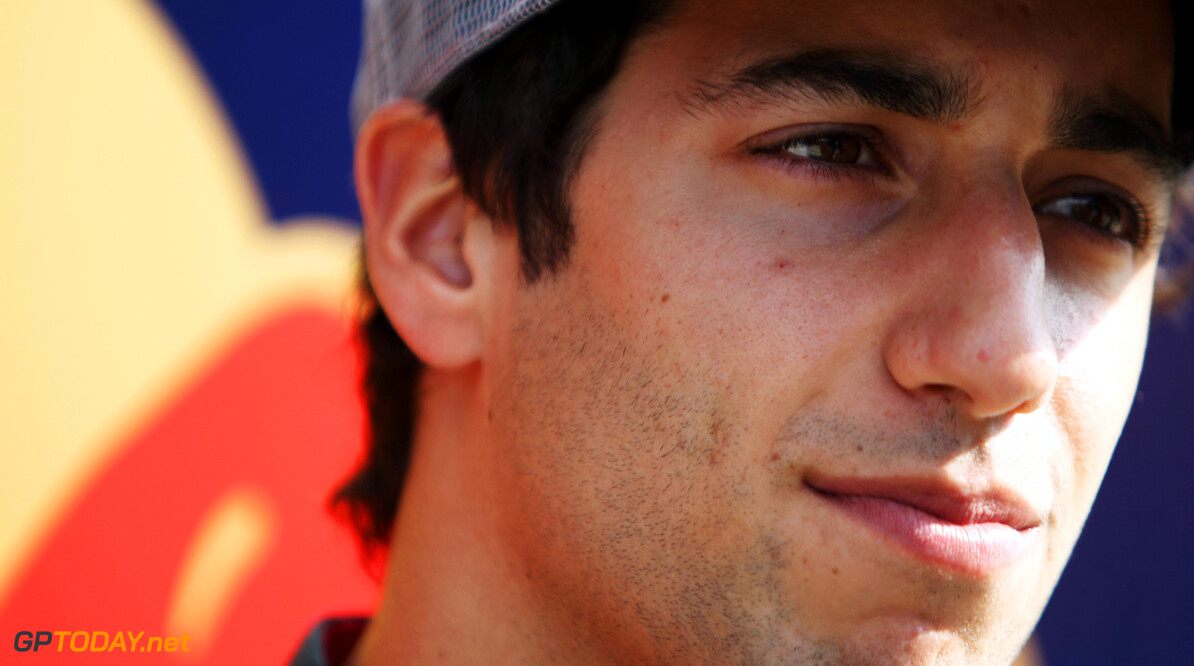 141017647KR00113_F1_Grand_P
NORTHAMPTON, ENGLAND - JULY 05:  Daniel Ricciardo of Australia and Scuderia Toro Rosso is seen during previews to the British Grand Prix at Silverstone Circuit on July 5, 2012 in Northampton, England.  (Photo by Andrew Hone/Getty Images) *** Local Caption *** Daniel Ricciardo
F1 Grand Prix of Great Britain - Previews
Andrew Hone
Northampton
United Kingdom

Formula One Racing