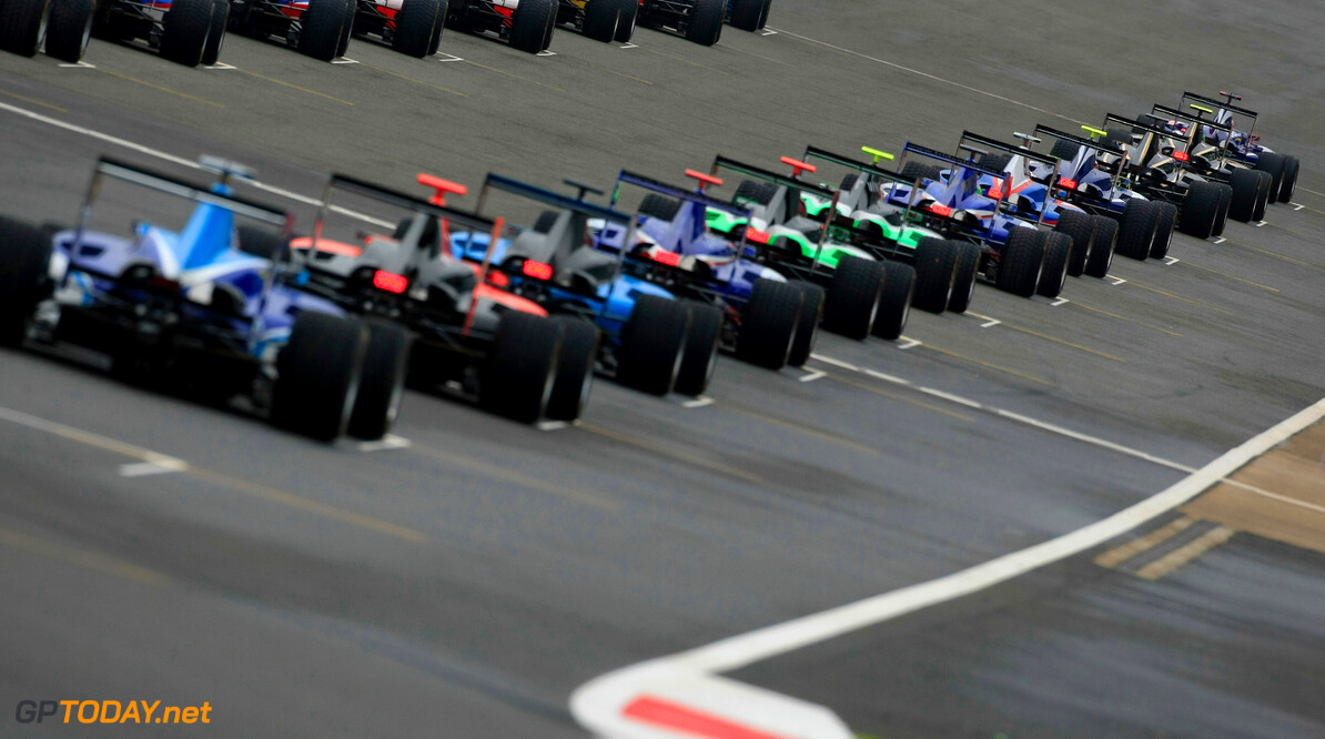 2012 GP3 Series, Round 4.
Silverstone, Northamptonshire, England. 8th July 2012. Sunday Race 2. 
Cars line up on the grid at the start of race 2. Action. 
World Copyright:  Jakob Ebrey/LAT Photographic 
Ref: Digital Image _E1_8406.jpg

Daniel Kalisz/LAT Photographic



Silverstone England Northamptonshire Motorsport