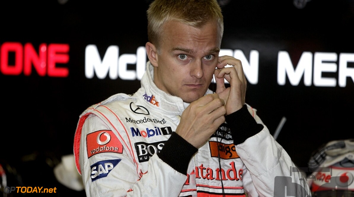 Heikki Kovalainen gaat voor de winst op Interlagos