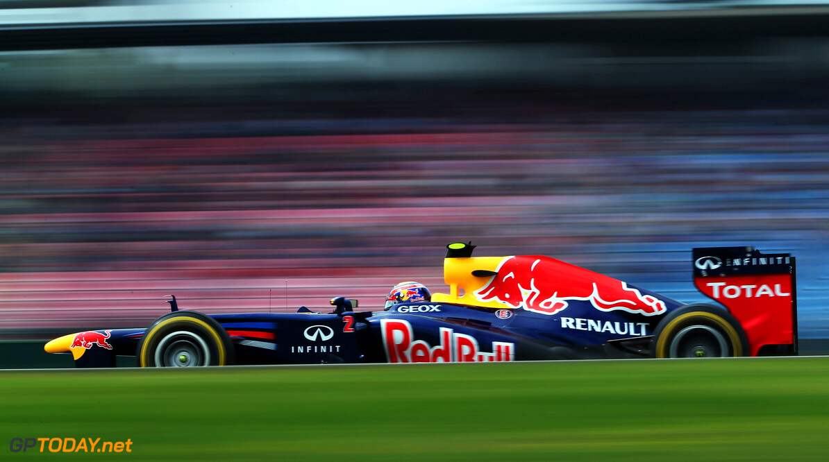 141017778KR00026_F1_Grand_P
HOCKENHEIM, GERMANY - JULY 21:  Mark Webber of Australia and Red Bull Racing drives during the final practice session prior to qualifying for the German Grand Prix at Hockenheimring on July 21, 2012 in Hockenheim, Germany.  (Photo by Mark Thompson/Getty Images) *** Local Caption *** Mark Webber
F1 Grand Prix of Germany - Qualifying
Mark Thompson
Hockenheim
Germany

Formula One Racing