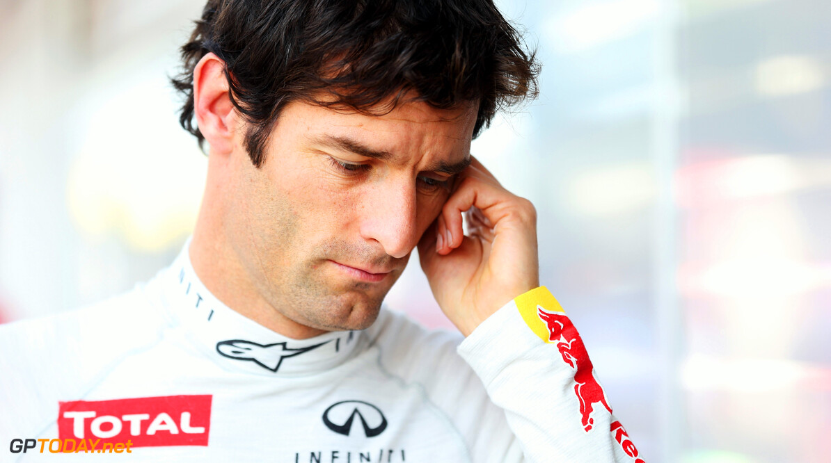 141017822KR00040_F1_Grand_P
BUDAPEST, HUNGARY - JULY 27:  Mark Webber of Australia and Red Bull Racing prepares to drive during practice for the Hungarian Formula One Grand Prix at the Hungaroring on July 27, 2012 in Budapest, Hungary.  (Photo by Mark Thompson/Getty Images) *** Local Caption *** Mark Webber
F1 Grand Prix of Hungary - Practice
Mark Thompson
Budapest
Hungary

Formula One Racing
