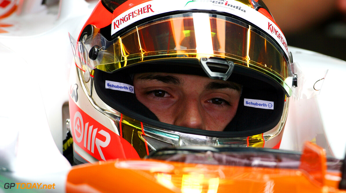 Formula One Testing
Jules Bianchi (FRA) Sahara Force India F1 Team VJM05 Third Driver.

Formula One Young Driver Test. 11th-13th September 2012. Magny Cours, France. 
Motor Racing - Formula One World Championship - F1 Testing - Day 2 - Magny Cours - France
James Moy Photography
Magny-Cours
France

Formula One Formula 1 F1 Testing Test magny cours france french Young Driver Test Young Drivers Test JM084 Portrait mct1202