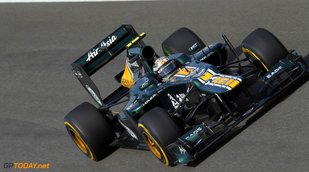 Van der Garde and Rossi for Caterham at Young Driver Test