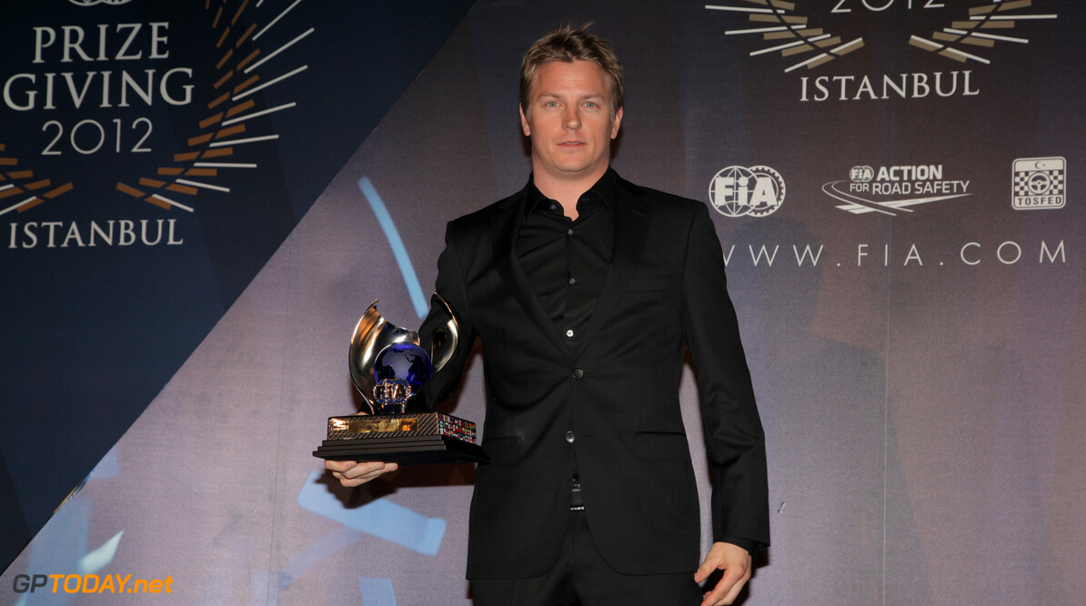 FIA Prize Giving Gala 2012 - Istanbul - FIA Formula One World Championship - Kimi Raikonnen