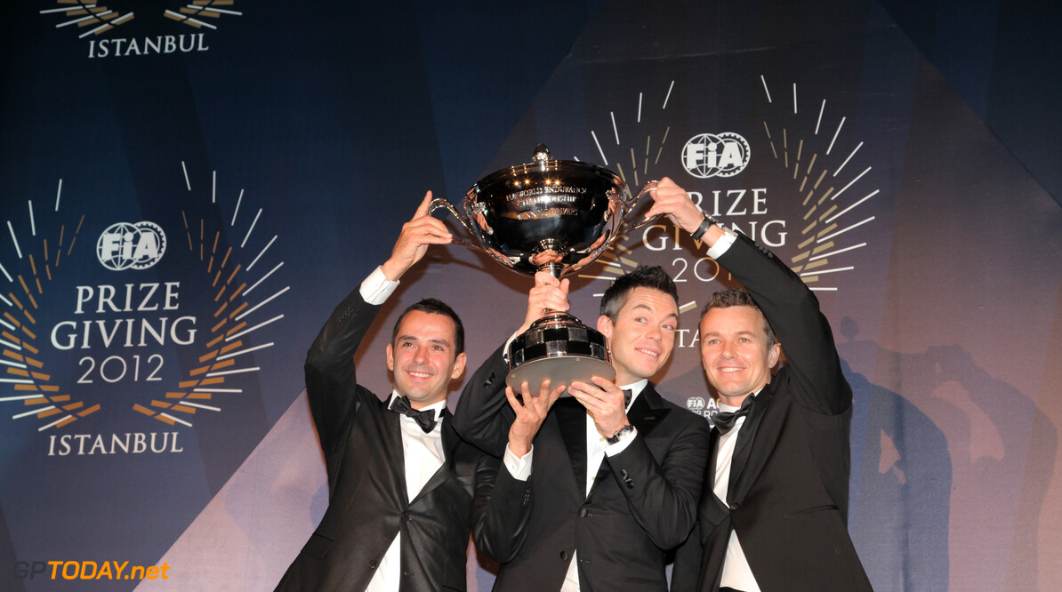 FIA Prize Giving Gala 2012 - Istanbul - FIA World Endurance Championship - Andre Lotterer - Benoit Treluyer - Marcel Fassler - audi