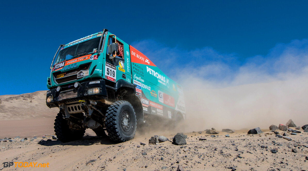 <b>Dakar:</b> Hans Stacey moet de strijd staken na afkeuring truck