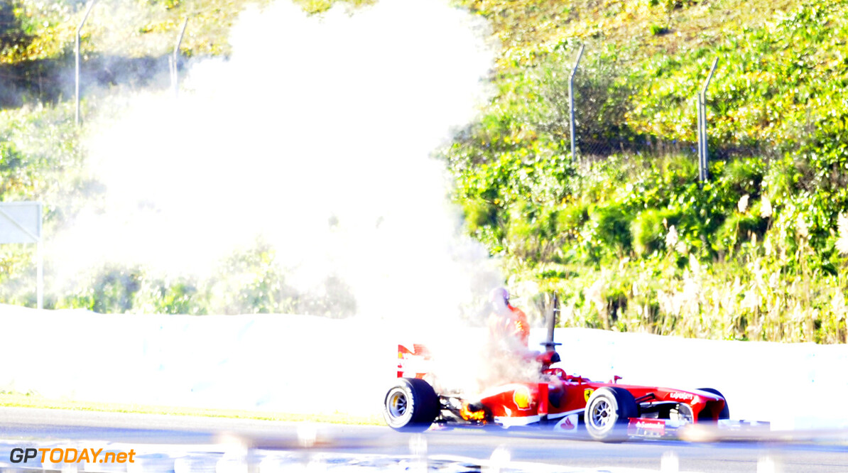 <b>Foto:</b> Ferrari in de fik