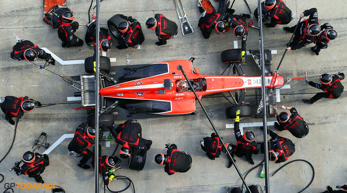 Formula One World Championship
Jules Bianchi (FRA) Marussia F1 Team MR02 makes a pit stop.

24.03.2013. Formula 1 World Championship, Rd 2, Malaysian Grand Prix, Sepang, Malaysia, Sunday.
Motor Racing - Formula One World Championship - Malaysian Grand Prix - Race Day - Sepang, Malaysia
Marussia F1 Team
Sepang
Malaysia

Formel1 Formel F1 Formula 1 Formula1 GP Grand Prix one Sepang International Circuit 25 25 3 03 2012 Sunday March Pit Stop Pitstop Action Track