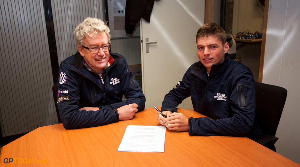 Max Verstappen tekent Formule 3-contract bij Van Amersfoort Racing