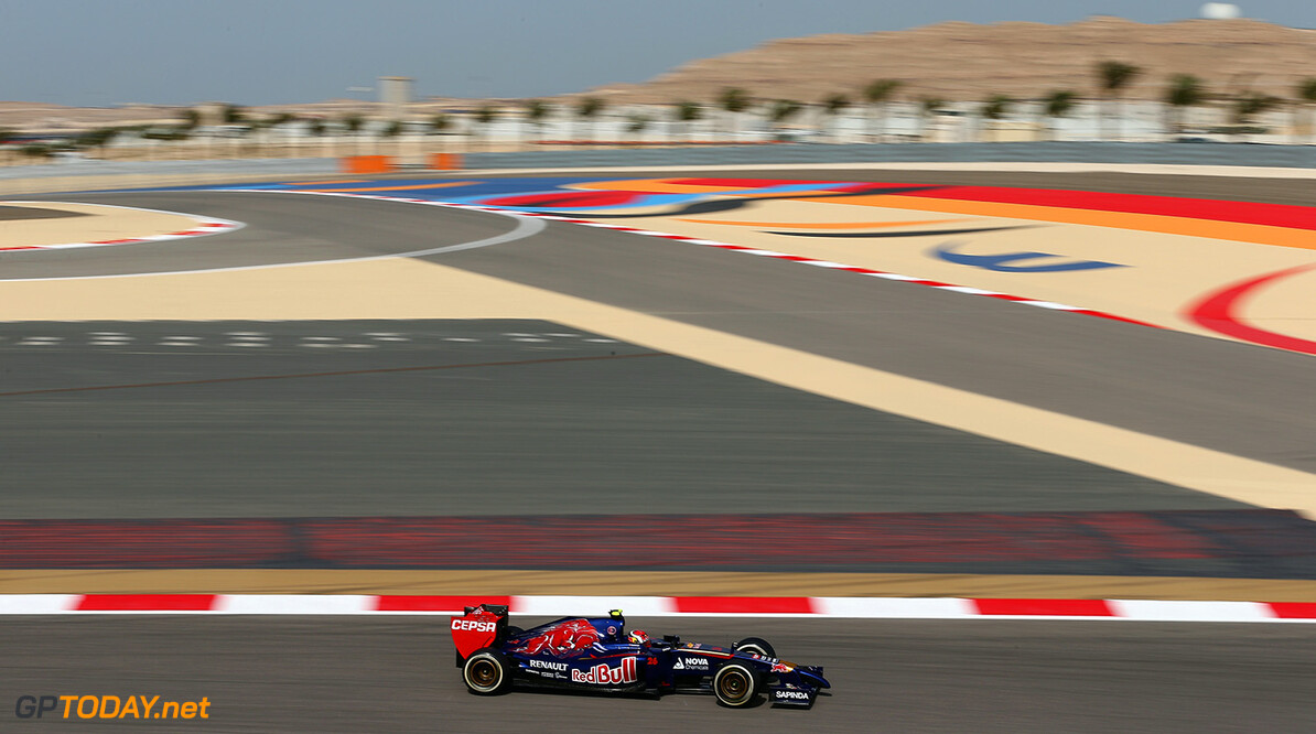 479868643KR00145_F1_Grand_P
SAKHIR, BAHRAIN - APRIL 04:  Daniil Kvyat of Russia and Scuderia Toro Rosso drives during practice for the Bahrain Formula One Grand Prix at the Bahrain International Circuit on April 4, 2014 in Sakhir, Bahrain.  (Photo by Clive Mason/Getty Images) *** Local Caption *** Daniil Kvyat
F1 Grand Prix of Bahrain - Practice
Clive Mason
Sakhir
Bahrain

formula 1 Formula One Racing Auto Racing Formula 1 Grand Prix of Bahrain Bahrain Formula One Grand Prix Formula One Grand Prix