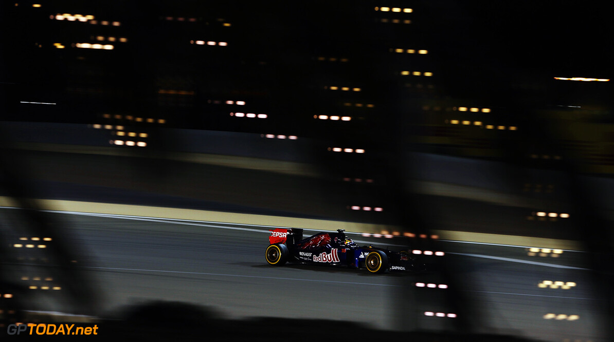 479868697KR00239_F1_Grand_P
SAKHIR, BAHRAIN - APRIL 06:  Jean-Eric Vergne of France and Scuderia Toro Rosso drives during the Bahrain Formula One Grand Prix at the Bahrain International Circuit on April 6, 2014 in Sakhir, Bahrain.  (Photo by Mark Thompson/Getty Images) *** Local Caption *** Jean-Eric Vergne
F1 Grand Prix of Bahrain - Race
Mark Thompson
Sakhir
Bahrain

formula 1 Formula One Racing Auto Racing Formula 1 Grand Prix of Bahrain Bahrain Formula One Grand Prix Formula One Grand Prix