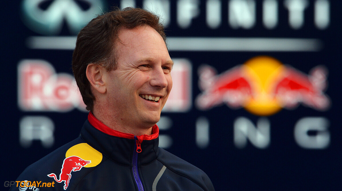 SHANGHAI, CHINA - APRIL 18:  Infiniti Red Bull Racing Team Principal Christian Horner looks on during practice ahead of the Chinese Formula One Grand Prix at the Shanghai International Circuit on April 18, 2014 in Shanghai, China.  (Photo by Lars Baron/Getty Images) *** Local Caption *** Christian Horner
F1 Grand Prix of China - Practice
Lars Baron
Shanghai
China

Formula One Racing formula 1 Auto Racing Formula 1 Grand Prix of China Chinese Formula One Grand Prix Formula One Grand Prix