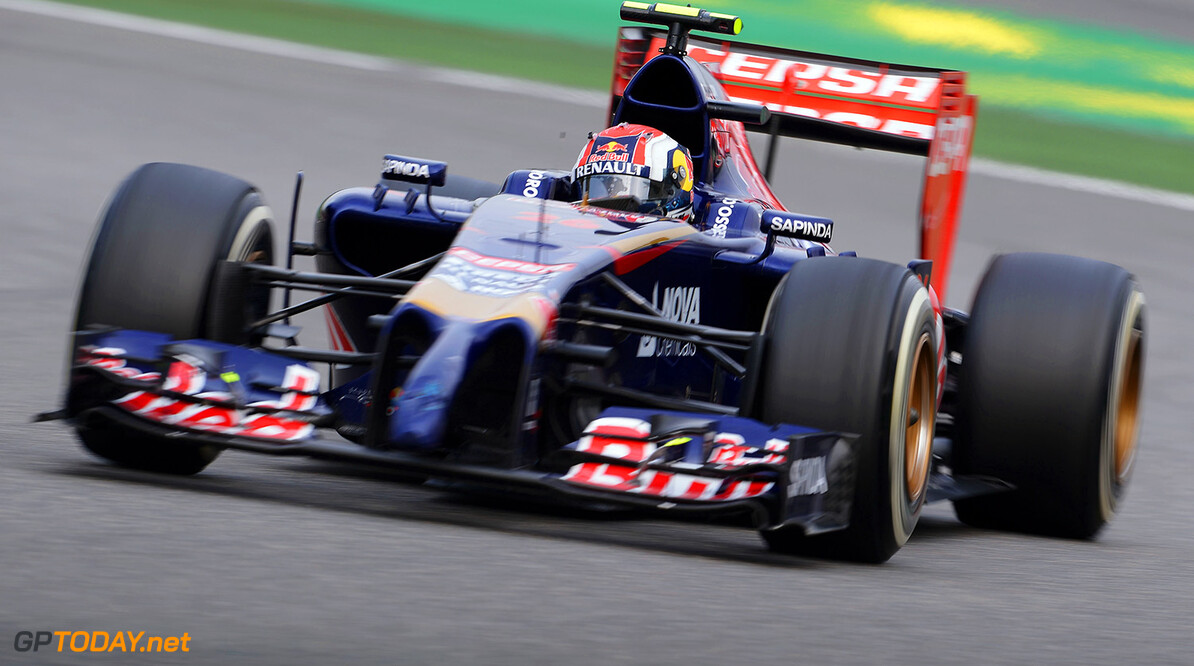 SHANGHAI, CHINA - APRIL 20:  Daniil Kvyat of Russia and Scuderia Toro Rosso drives during the Chinese Formula One Grand Prix at the Shanghai International Circuit on April 20, 2014 in Shanghai, China.  (Photo by Lars Baron/Getty Images) *** Local Caption *** Daniil Kvyat
F1 Grand Prix of China
Lars Baron
Shanghai
China

Formula One Racing formula 1 Auto Racing Formula 1 Grand Prix of China Chinese Formula One Grand Prix Formula One Grand Prix
