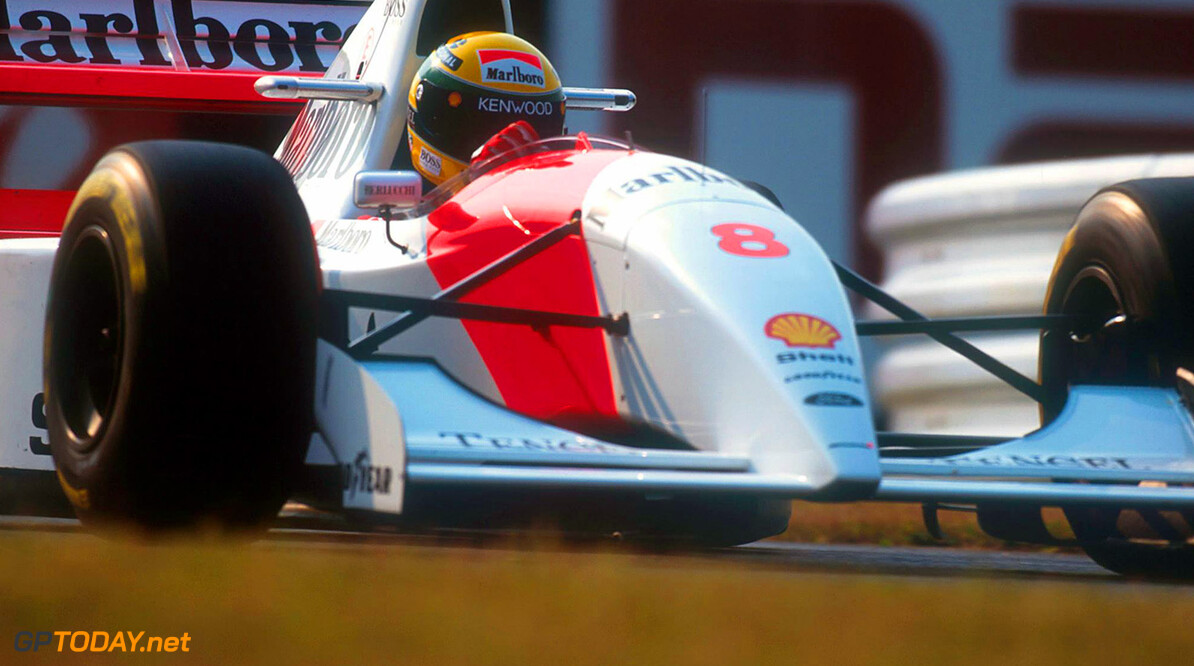 <b>Historie: </b>De 'magische' Senna op een kletsnat Donington (1993)