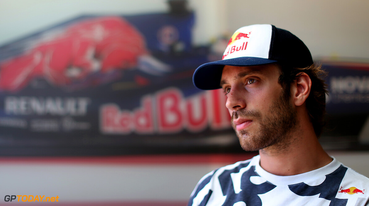 HOCKENHEIM, GERMANY - JULY 17:  Jean-Eric Vergne of France and Scuderia Toro Rosso looks on during an interview during previews ahead of the German Grand Prix at Hockenheimring on July 17, 2014 in Hockenheim, Germany.  (Photo by Mark Thompson/Getty Images) *** Local Caption *** Jean-Eric Vergne
F1 Grand Prix of Germany - Previews
Mark Thompson
Hockenheim
Germany

Formula One Racing formula 1 Auto Racing Formula One Grand Prix german grand prix German Formula One Grand Prix