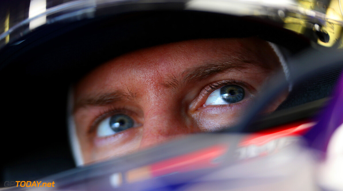 BUDAPEST, HUNGARY - JULY 25:  Sebastian Vettel of Germany and Infiniti Red Bull Racing sits in his car during practice ahead of the Hungarian Formula One Grand Prix at Hungaroring on July 25, 2014 in Budapest, Hungary.  (Photo by Mark Thompson/Getty Images) *** Local Caption *** Sebastian Vettel
F1 Grand Prix of Hungary - Practice
Mark Thompson
Budapest
Hungary

Formula One Racing formula 1 Auto Racing Formula One Grand Prix