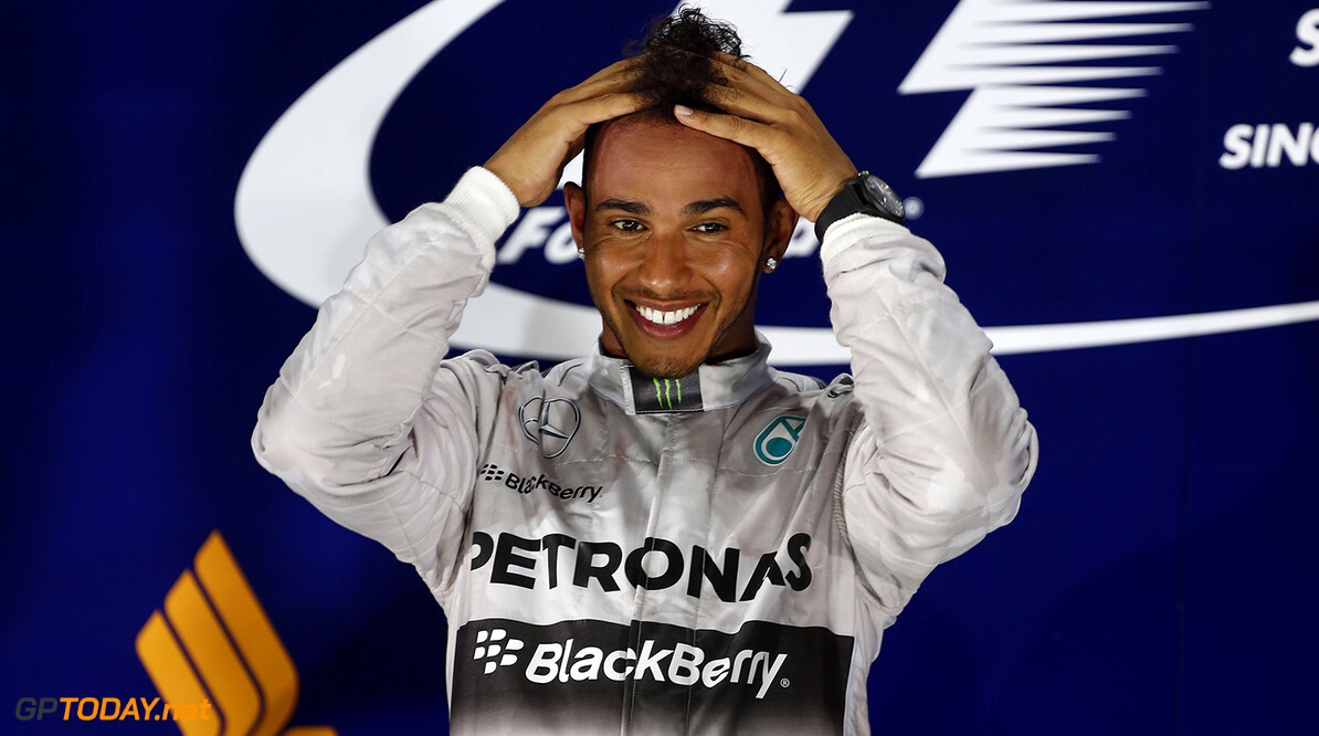 Hamilton benadrukt focus na goed weekend in Singapore