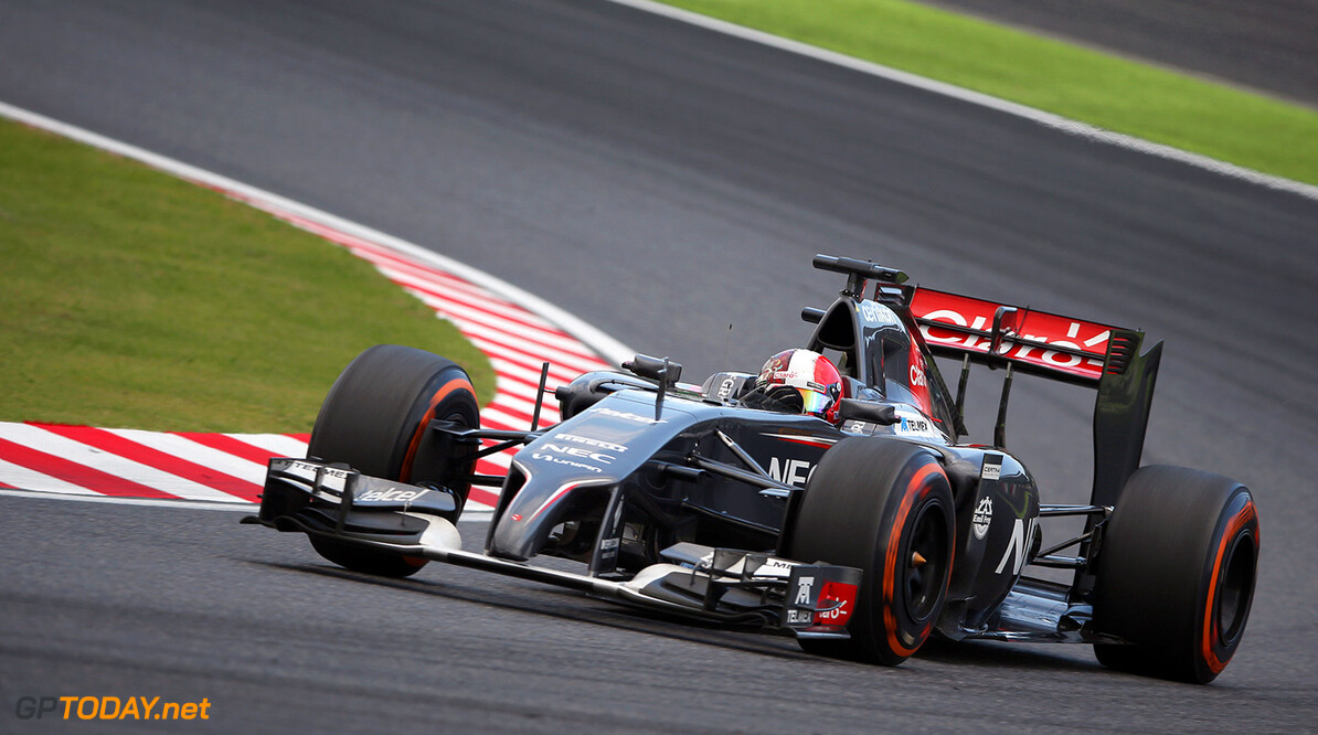 Japanese GP Friday 03/10/14
Adrian Sutil (D), Sauber F1 Team. 
Suzuka Circuit. 
Japanese GP Friday 03/10/14
Jad Sherif 
 
 
 
 
 
 
 
 
 
 

Suzuka
Japan

F1 Formula 1 One 2014 Action Sutil Sauber