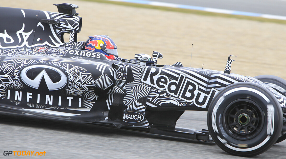 Red Bull krijgt positieve feedback op testlivery