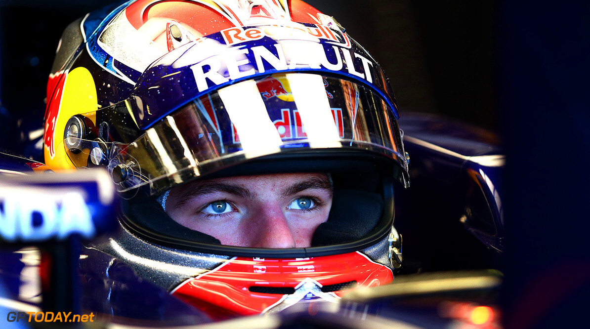 MELBOURNE, AUSTRALIA - MARCH 13:  Max Verstappen of Netherlands and Scuderia Toro Rosso sits in his car in the garage during practice for the Australian Formula One Grand Prix at Albert Park on March 13, 2015 in Melbourne, Australia.  (Photo by Robert Cianflone/Getty Images) *** Local Caption *** Max Verstappen
Australian F1 Grand Prix - Practice
Robert Cianflone
Melbourne
Australia

Formula One Racing formula 1 Auto Racing Formula 1 Australian Grand Prix Australian Formula One Grand Prix Formula One Grand Prix Australia F1 Grand Prix