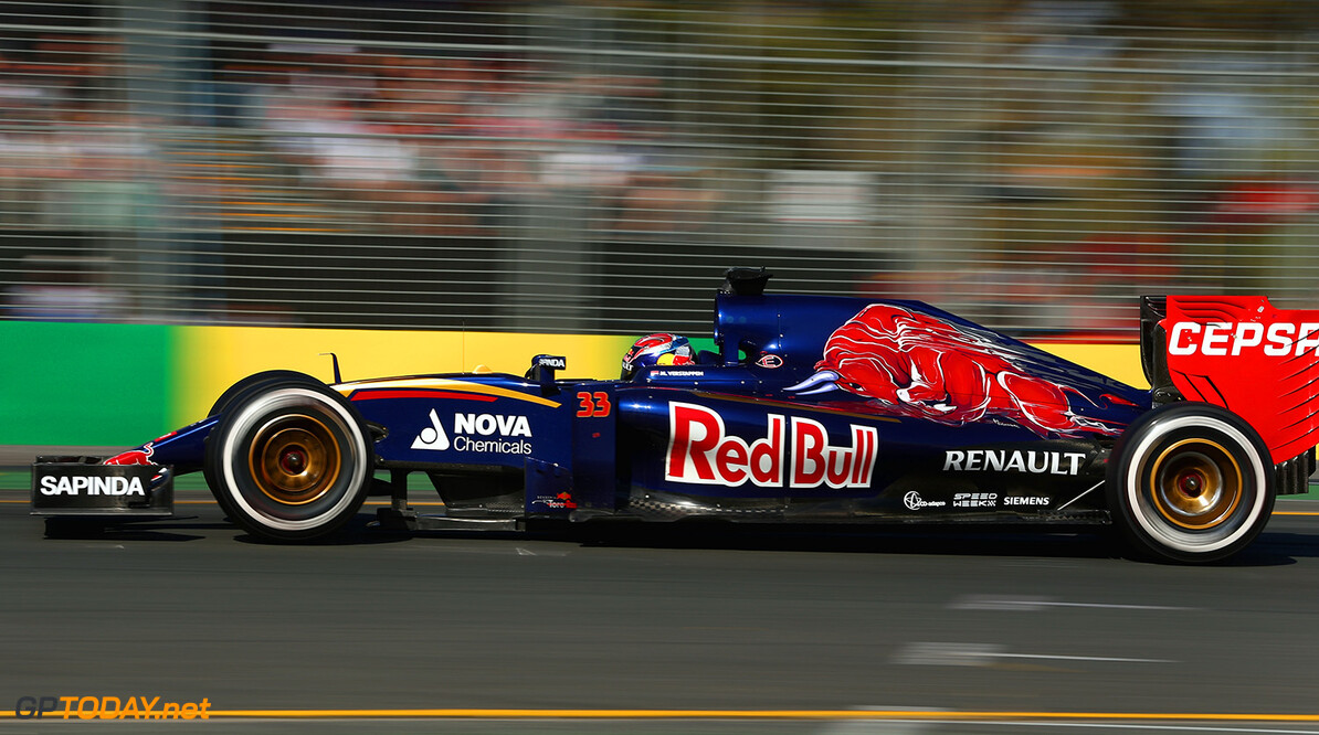 MELBOURNE, AUSTRALIA - MARCH 15:  Max Verstappen of Netherlands and Scuderia Toro Rosso drives during the Australian Formula One Grand Prix at Albert Park on March 15, 2015 in Melbourne, Australia.  (Photo by Robert Cianflone/Getty Images) *** Local Caption *** Max Verstappen
Australian F1 Grand Prix
Robert Cianflone
Melbourne
Australia

Formula One Racing formula 1 Auto Racing Formula 1 Australian Grand Prix Australian Formula One Grand Prix Formula One Grand Prix Australia F1 Grand Prix