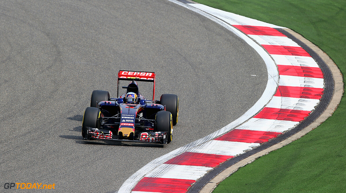 SHANGHAI, CHINA - APRIL 10:  Carlos Sainz of Spain and Scuderia Toro Rosso drives during practice for the Formula One Grand Prix of China at Shanghai International Circuit on April 10, 2015 in Shanghai, China.  (Photo by Mark Thompson/Getty Images) *** Local Caption *** Carlos Sainz
F1 Grand Prix of China - Practice
Mark Thompson
Shanghai
China

Formula One Racing formula 1 Auto Racing Formula 1 Grand Prix of China Chinese Formula One Grand Prix Formula One Grand Prix