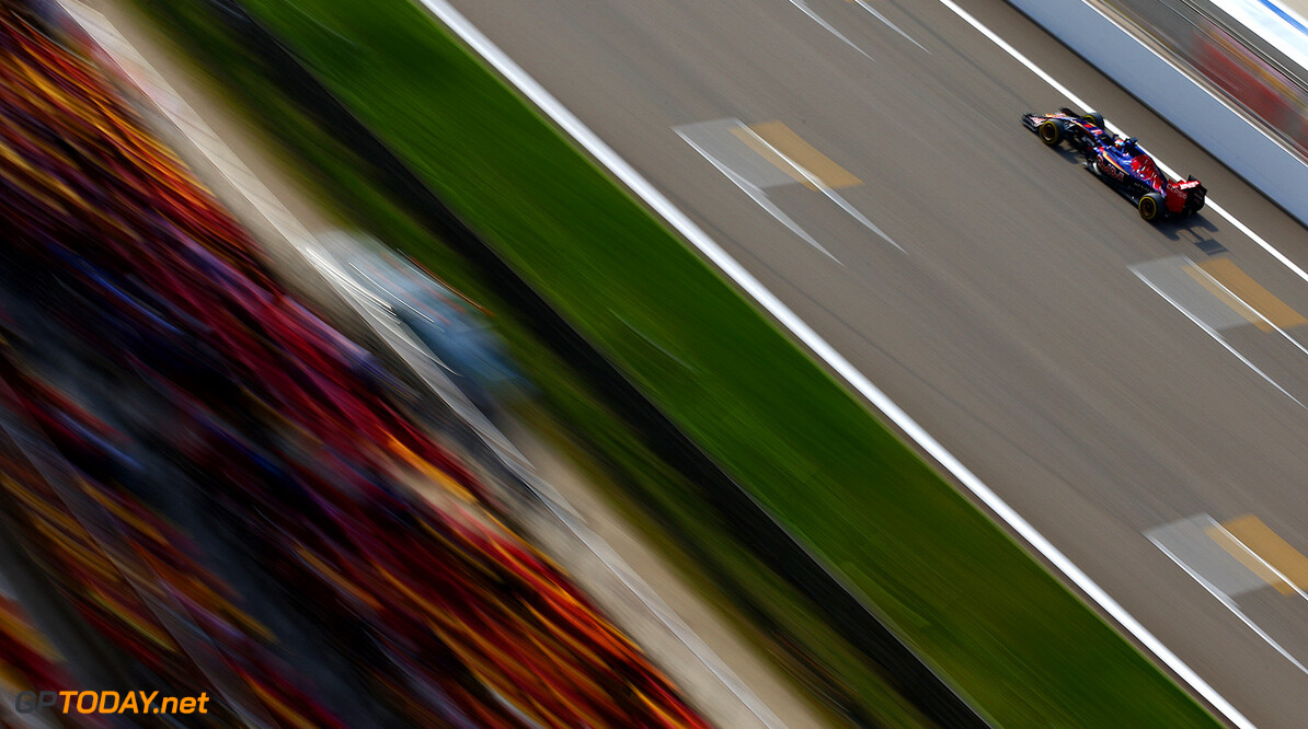 SHANGHAI, CHINA - APRIL 11:  Max Verstappen of Netherlands and Scuderia Toro Rosso drives during qualifying for the Formula One Grand Prix of China at Shanghai International Circuit on April 11, 2015 in Shanghai, China.  (Photo by Dan Istitene/Getty Images) *** Local Caption *** Max Verstappen
F1 Grand Prix of China - Qualifying
Dan Istitene
Shanghai
China

Formula One Racing formula 1 Auto Racing Formula 1 Grand Prix of China Chinese Formula One Grand Prix Formula One Grand Prix