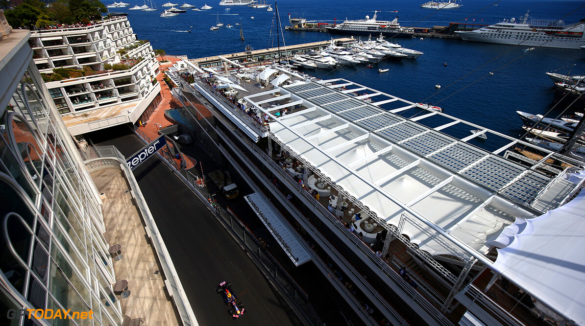 MONTE-CARLO, MONACO - MAY 24:  Daniil Kvyat of Russia and Infiniti Red Bull Racing drives during the Monaco Formula One Grand Prix at Circuit de Monaco on May 24, 2015 in Monte-Carlo, Monaco.  (Photo by Paul Gilham/Getty Images) // Getty Images/Red Bull Content Pool // P-20150524-00467 // Usage for editorial use only // Please go to www.redbullcontentpool.com for further information. // 
F1 Grand Prix of Monaco
Paul Gilham
Monte-Carlo (City)
Monaco

P-20150524-00467