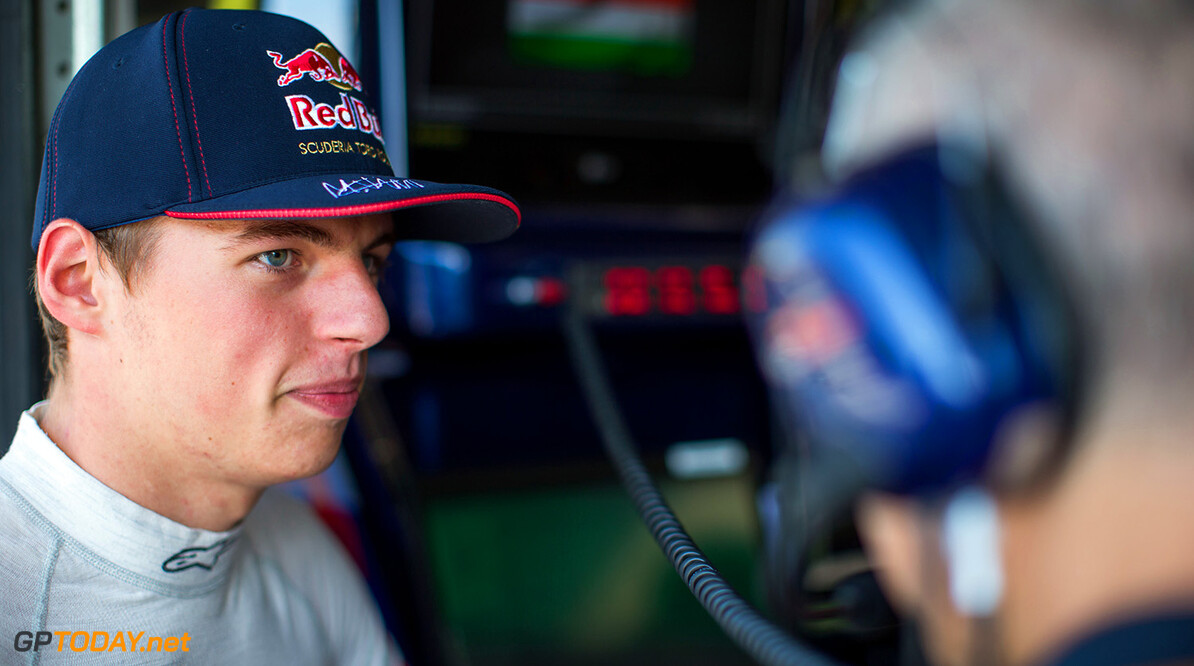 BUDAPEST, HUNGARY - JULY 24:  Max Verstappen of Scuderia Toro Rosso and The Netherlands during practice for the Formula One Grand Prix of Hungary at Hungaroring on July 24, 2015 in Budapest, Hungary.  (Photo by Peter Fox/Getty Images) // Getty Images/Red Bull Content Pool // P-20150724-00290 // Usage for editorial use only // Please go to www.redbullcontentpool.com for further information. // 
F1 Grand Prix of Hungary - Practice
Peter Fox
Budapest
Hungary

P-20150724-00290